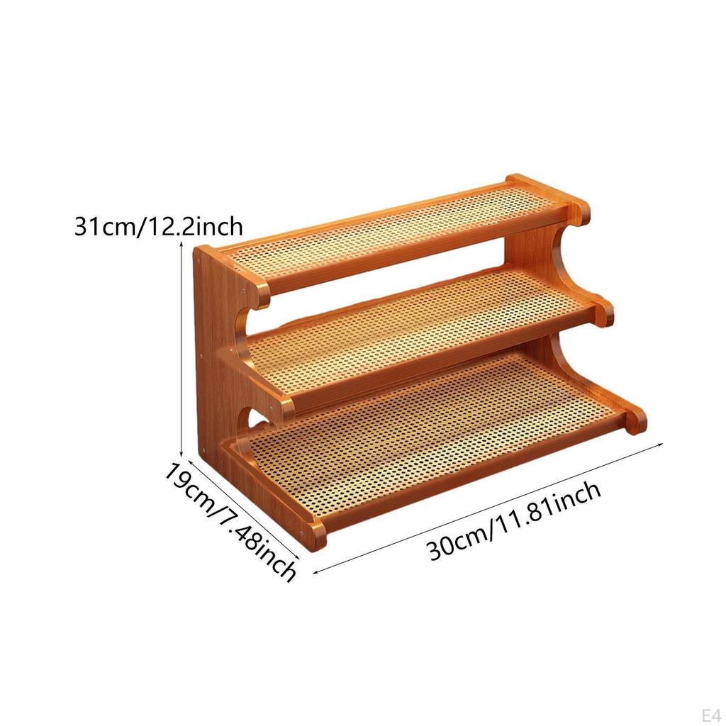 Bamboo Cup Holder for Tea And Coffee Shelf Worktop Dining Table