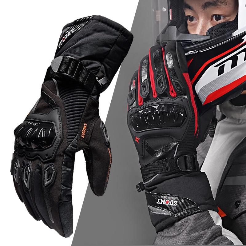 Motorcycle Gloves Men Waterproof Windproof Winter Warm Moto Biker Gloves Motorbike Riding Touch Screen Moto Protection Guantes