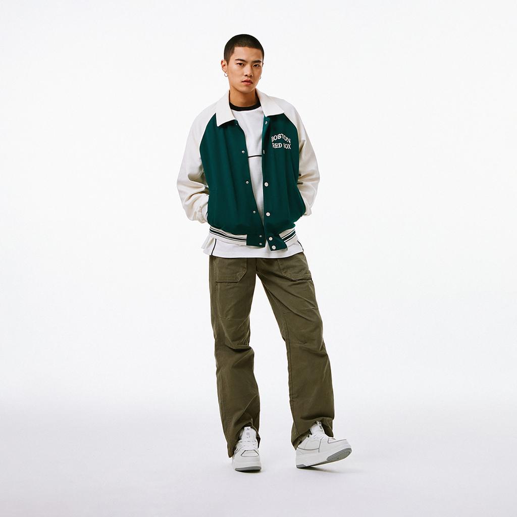 Nye MLB Chunky Liner 24SS New York Yankees Lav Topp Skatesko Unisex Sølv 3ASXCLB3N-50SIS