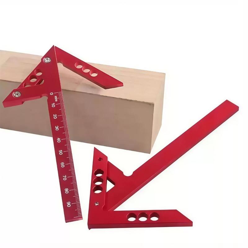 Hohe Genauigkeit Holzbearbeitungs-Mittelpunktsucher & Winkelmesser Aluminium-Anreißwerkzeuge Ergonomisches Holzbearbeitungs-Messwerkzeug