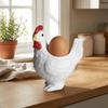 Chicken Shape Ceramic Egg Cup Cartoon 3D Chick Egg Cup Cute Boiled Egg Stand  Tabletop Display