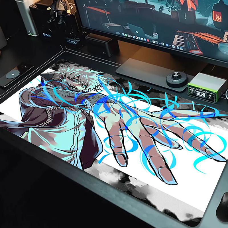 Touya Dabi Mouse Pad Large Gaming Table Cushion Nonslip Laptop Tablet Big Mousepad Xxl Mat Mini Pc Playmat With Lock Edge