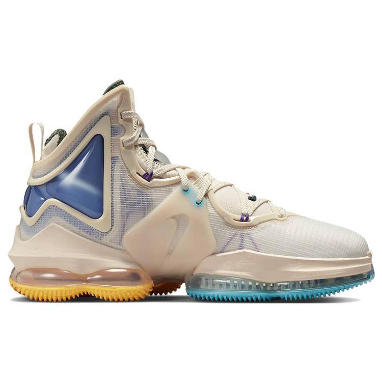 Nike LeBron 19 Minneapolis Lakers Unisex Sneakers White Pearl-White University-Gold DC9339-200