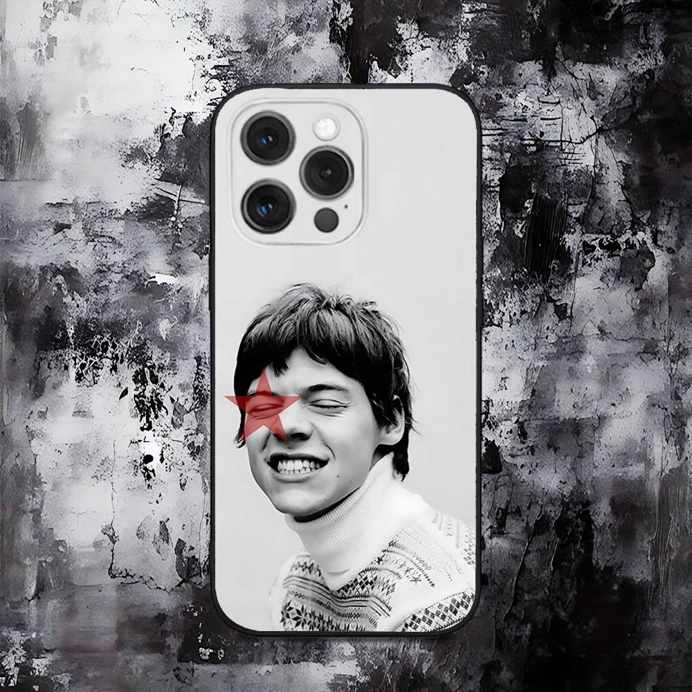 

H-HaRRy Music Styles Phone Case For iPhone 16,15,14,13,12,11,Pro,Max,Plus,X,XS,SE,E,Mini,Soft Silicone Black Case iPhone15pro