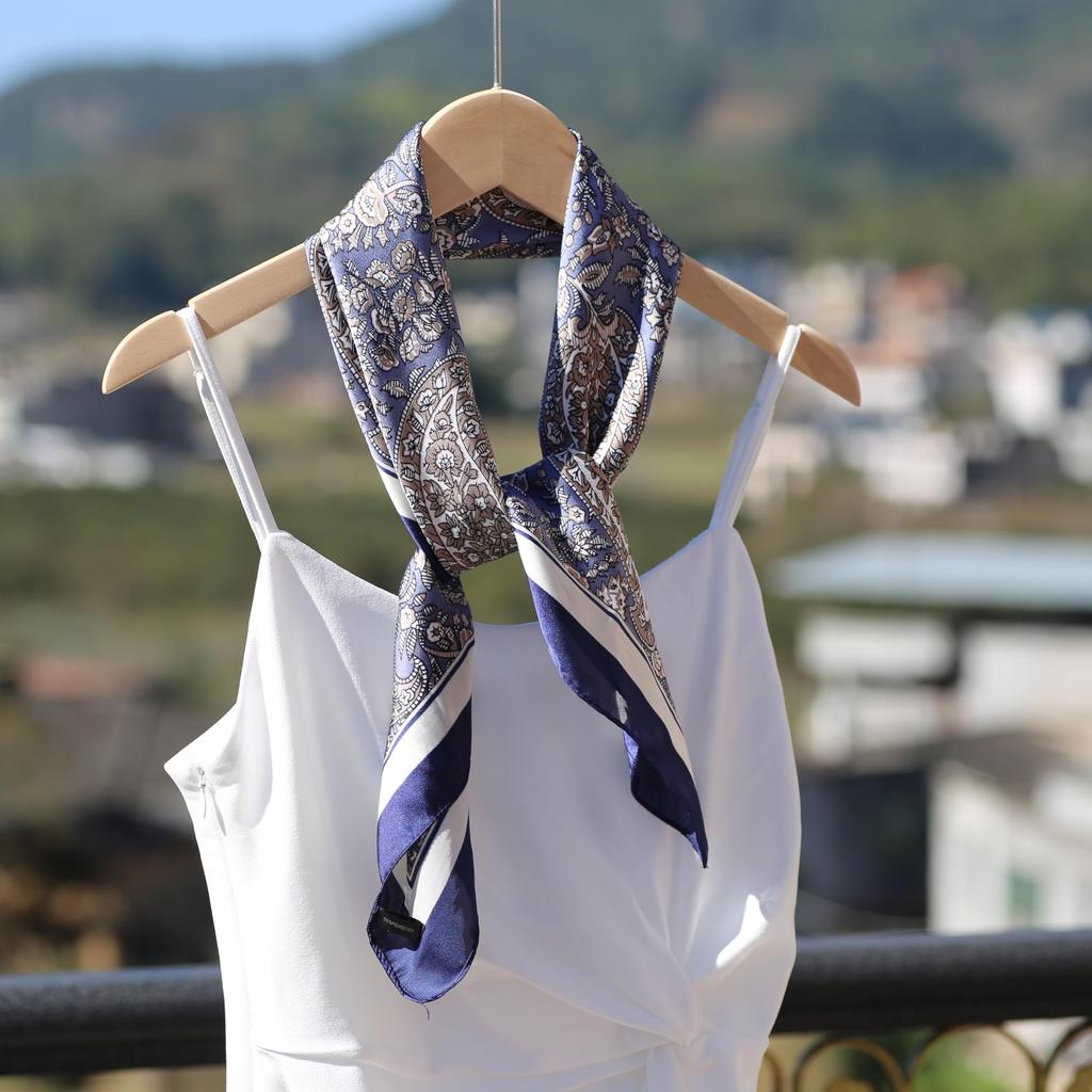 BRMM MIA Bag Hair Office Women's Silk-Like Scarf, 70x70cm, Neckerchief/Bandana, Casual, Square, Multifunctional, Accessory, Accessory, Spring/Summer,