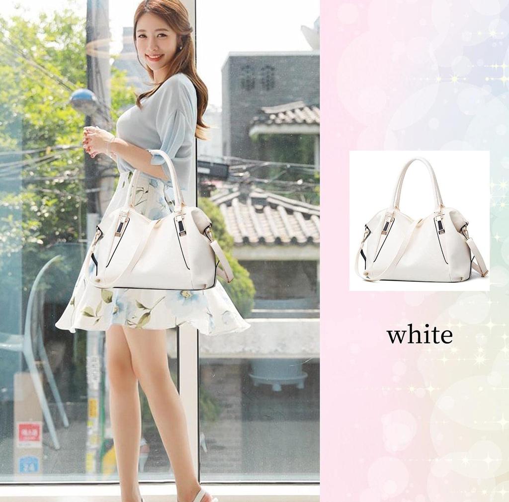 White Adult Shoulder Tote Bag Made by Top Craftsmen Multifunctional 2WAY Crossbody PU Leather White Hand Large Capacity Wine Bag Shoulder Diagonal