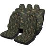 Camouflage Muster Auto Sitzbezug Set für die meisten Autos - Trendiges Hochwertiges Komplettset mit 2 Vorder- und Rücksitzbezügen, Langlebig