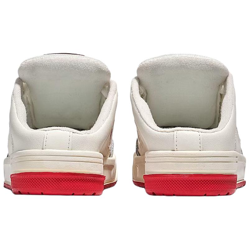 Vans Upland Comfortable Versatile Low-Top Skate Shoes Women sneaker White Red VN000D7AYF9