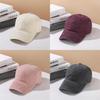 Style Letter Embroidered Cotton Baseball Cap With Sun Protection For Casual Wear