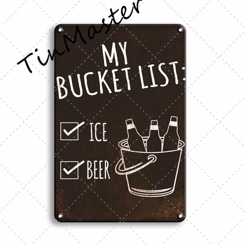 Popular Beer Metal Poster Sign Vintage Pub Bar Signs Plaque Metal Sign Home Wall Decor Restaurant Kitchen Room Decoration