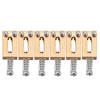 6 10.5MM String Spaces Solid Brass Electric Guitar Bridge Code Code Pull Code String Saddle for Fender