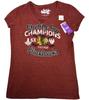 Touch By Alyssa Milano Womens NHL Chicago Blackhawks 6X Champs Shirt New S-XL