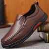 FashionNew Fashion Leather Loafers for Men Spring Autumn Designer Soft-soled Casual Light Male Driving Shoes Solid Color Dress Shoe Man