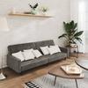 Vidaxl 2-Seater Sofa, Dark Grey, Upholstered In Velvet
