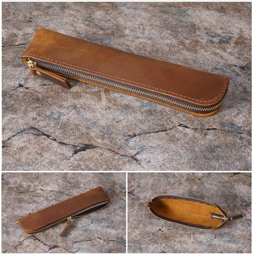 Nekosennin Pencil Pen Pen Pencil Pen Perfect for School Small Large Pencil Slim Case, Case, Holder, Case, Pouch, Simple, Entrance, Stationery, Items,