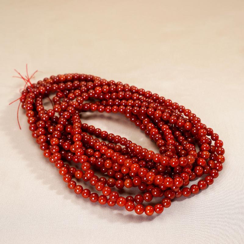 High Quality Natural Hetian Jade Round Beads - DIY Jewelry Accessories, Semi-finished.