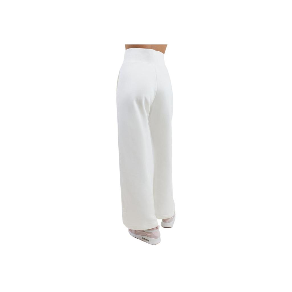 Nike High-Waisted Fleece Joggers with Split Hem and Drawstring Women Bottoms White DQ5615-133