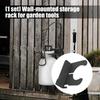 All Metal Garden Tool Organizer,Garage Tool Organizer Wall Mount Garage Organizers and Storage Hook Tool Hanger
