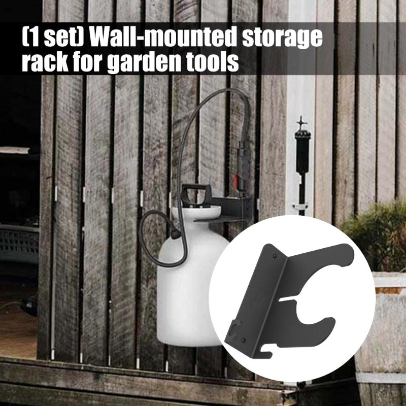 All Metal Garden Tool Organizer,Garage Tool Organizer Wall Mount Garage Organizers and Storage Hook Tool Hanger