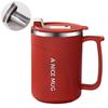 Stainless Steel Insulated Coffee Cup 500ml Thermos Cup Durable Milk Coffee Mug  Student
