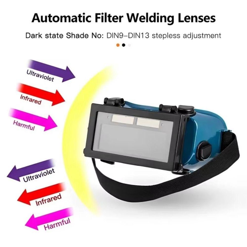 Simple Auto-Darkening Eyes Mask Protect The Eyes Eye Cover Safe Helmet Mask Grinding Operations