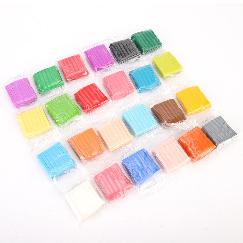 

Многоцветная мягкая полимерная глина DIY поделка моделирование цветная глина детская игрушка (Тип C)