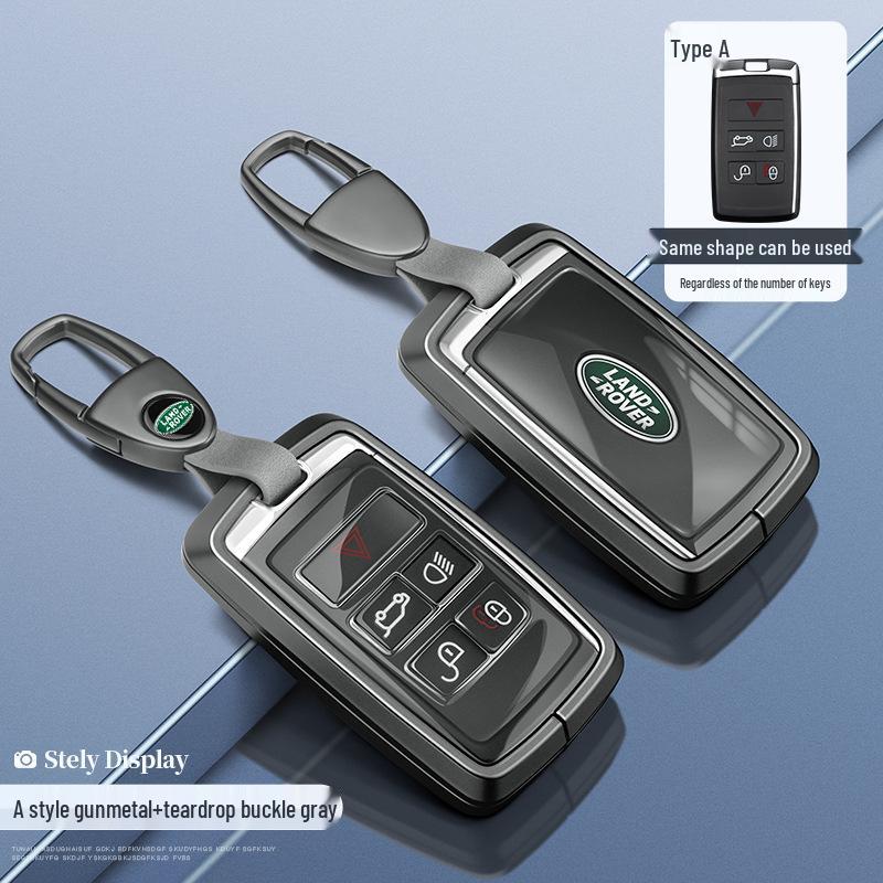 Land Rover Schlüsselhülle: Aluminiumgehäuse für Range Rover Sport, Velar, Evoque, Discovery, Freelander.