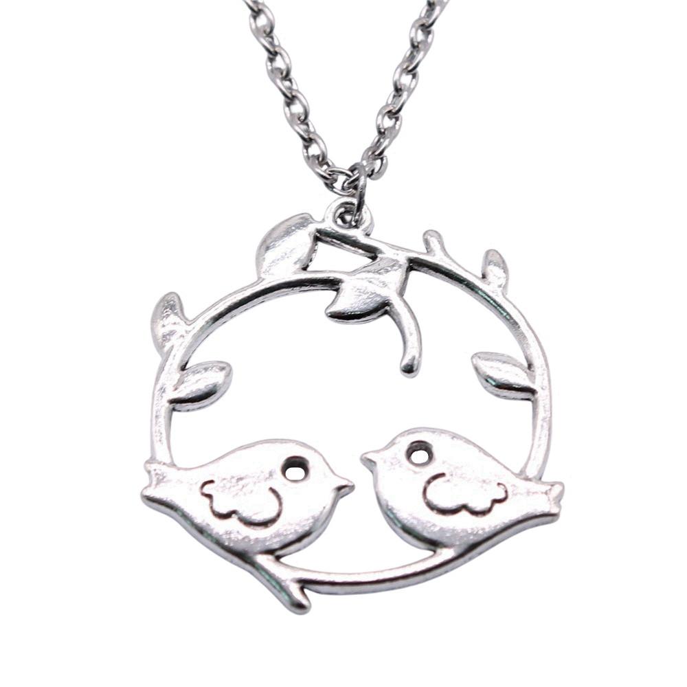 Peacock Pendant Bird Necklace Owl Ethnic Boho Jewelry for Female 45cm or 70cm Long Chain