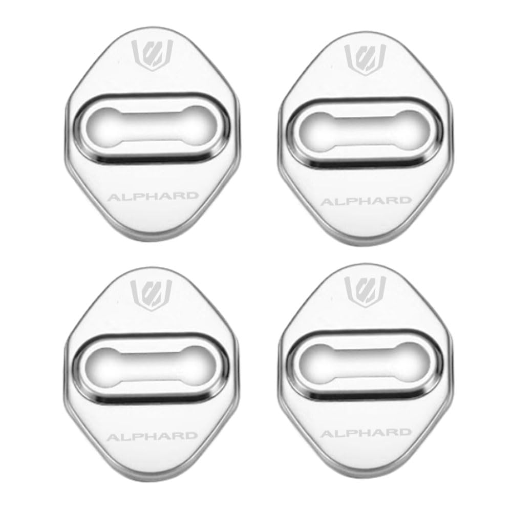 

LEXLEYS Toyota Alphard 30 Серии Специальный Дизайн Автомобиля Накладка на Защелку Дверного Замка Дверной Замок 30 series серебряный
