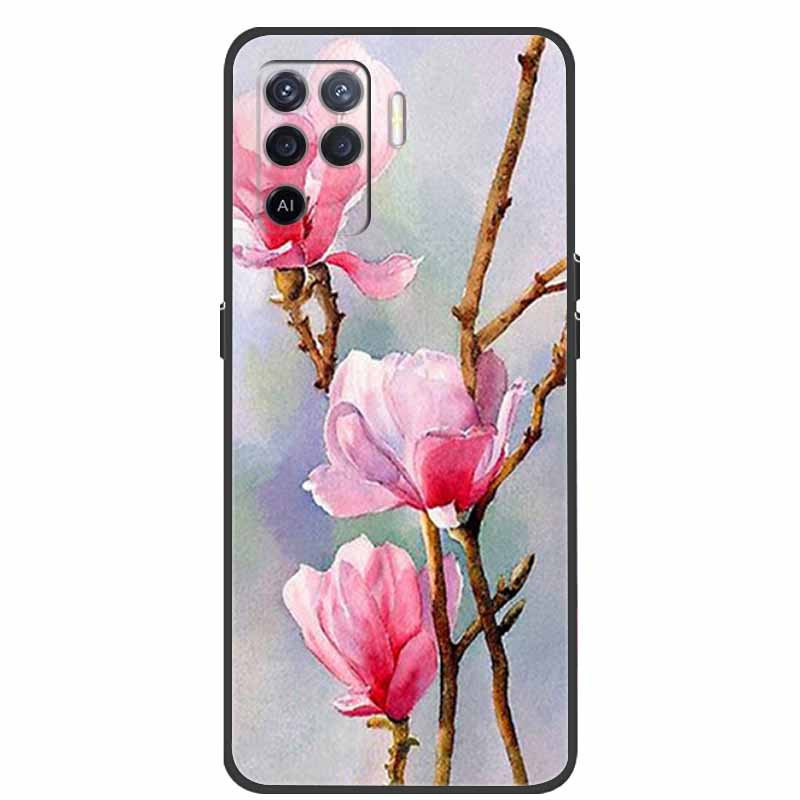 For Coque OPPO Reno5 Lite Case Shockproof Soft silicone TPU Back Cover For Oppo Reno 5Z 5 Lite Phone Case 5Lite CPH2205 Fundas