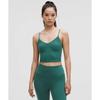 Align  Cropped CAmi TAnk Top  Light Support  A B Cup Storm teAl