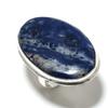 Natural Sodalite Gemstone Handmade 925 Sterling Silver Gift Ring Size 10 O3t51