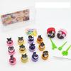 Fruit Press Cookie Cutter Set 28 Pcs, Stainless Steel Butterfly Pasta Mold, Hand Guard Biscuit Stamp, DIY Baking Tool for Kids