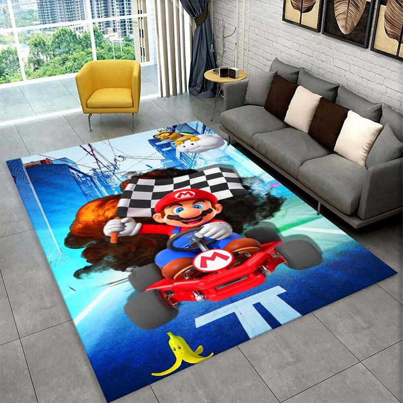

Cartoon M-Mario Bros Game Carpet Rug for Playroom Bedroom Living Room Sofa Home Decor,kids Area Rug Non-slip Floor Mat Gift 40x60cm