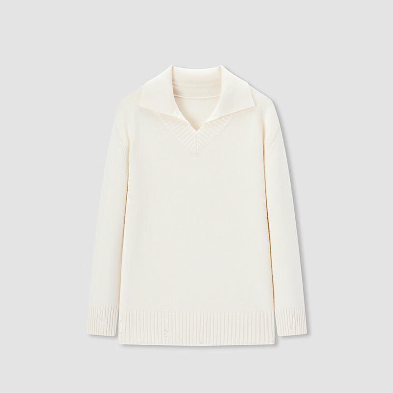 EICHITOO Women's Elegant Lapel Knit Sweater