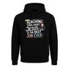 Teaching Kids About Jesus Graphic Art Sweatshirt Party Funny Hood Mens Hoodie