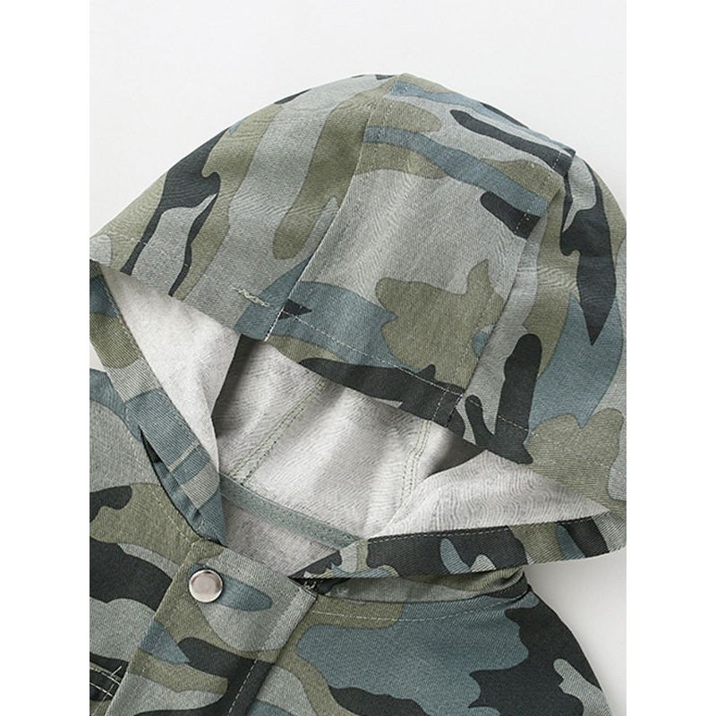 In-Stock Malwee Boys' Jacket, Autumn New Style, European and American Style, Hooded Casual Long-Sleeve Woven Top for Children