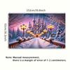 1Pcs Magical Castle Winter Wonderland Decoration Background Winter Backdrop For Photo Studio Photo Booth Party