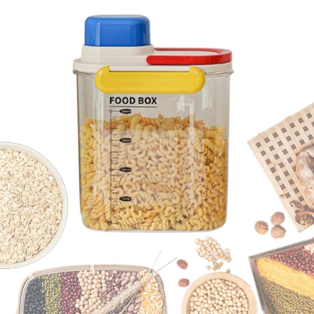 Kitchen Storage Bin Pet Food Bucket for Household Organization Pantry Grain Dry