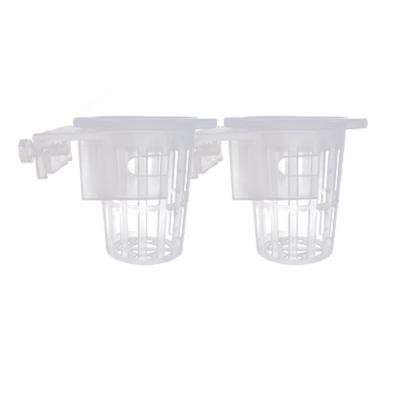 2pcs Aquarium Plant Holder Fish Tank Planter Cups With Holes Design Fish Tank Decor Accessory For Fast Propagation Plant