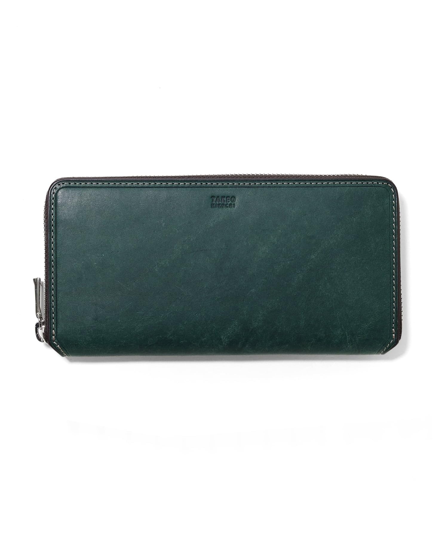 

Takeo Kikuchi Men s Margo II Round Zipper Long Wallet, Green
