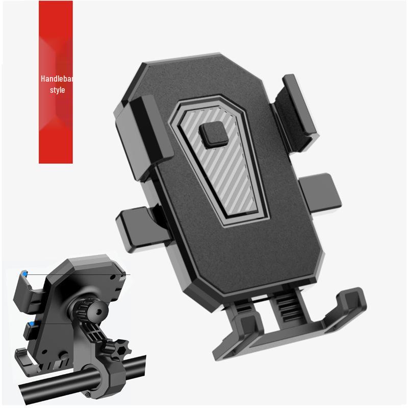 Shockproof Motorcycle & Bicycle Phone Holder for Navigating Delivery Riders
