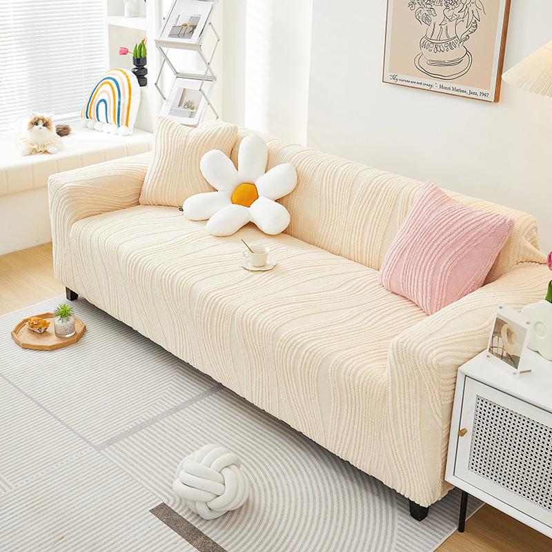 Comfortable Cotton Velvet Elastic All-Inclusive Sofa Cover Thick Lazy Full Covered Dust Cover Oversized Integrated Concubine Universal