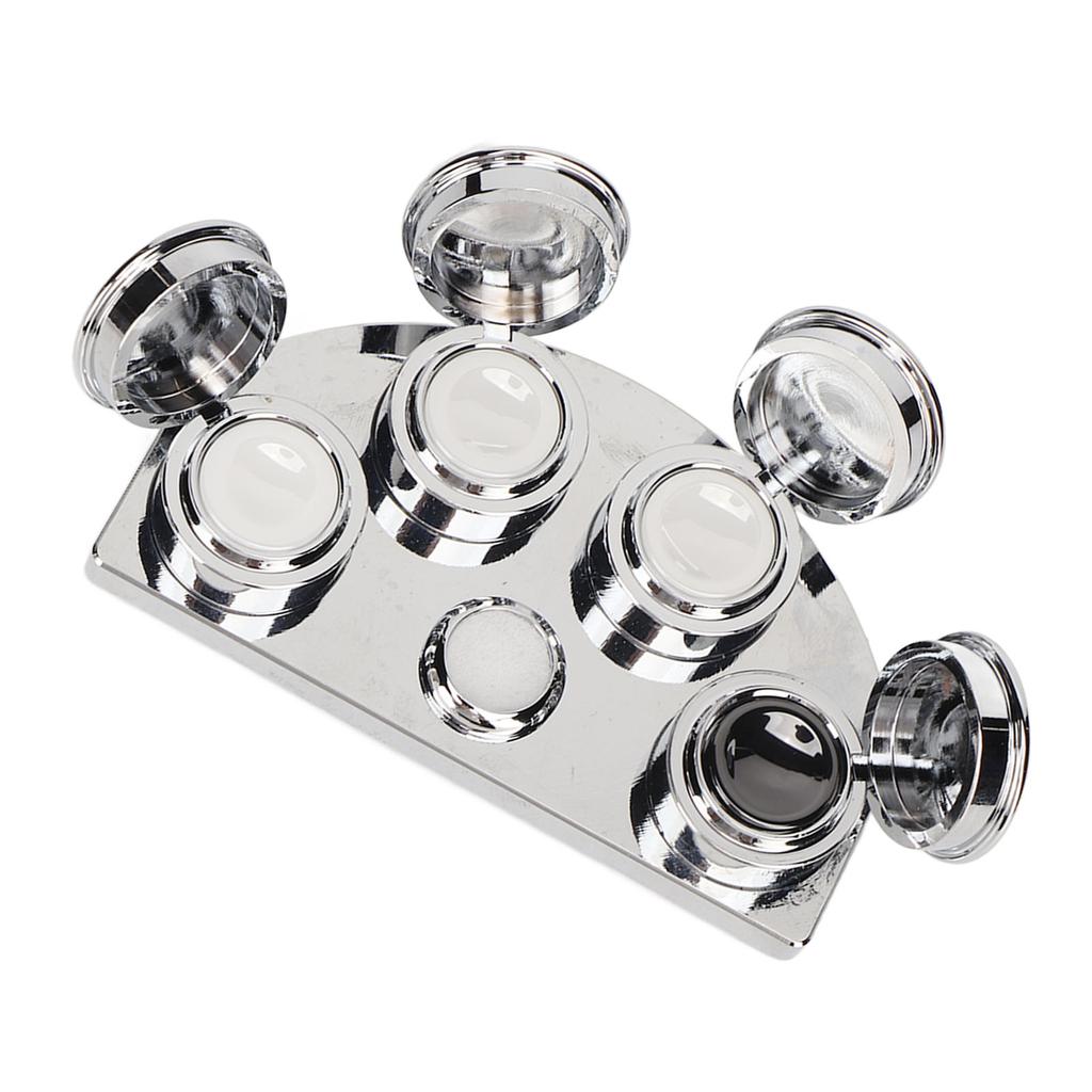 Watch Oil Cup Stand Stainless Steel 4 Dish Reusable Portable Watch Oil Cup Tray for Amateurs