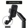 Universal Adjustable Car Console Phone Holder with Suction Cup for Trucks & Ride-hailing Vehicles