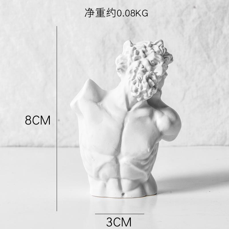 Nordic Retro Imitation plaster Resin Venus God of War Character head sculpture Home decoration crafts Drawing sketch Greek