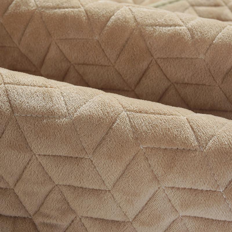 Nový krajkový sametový zesílený plyšový potah pohovky jednobarevný sedák do obývacího pokoje do rohu