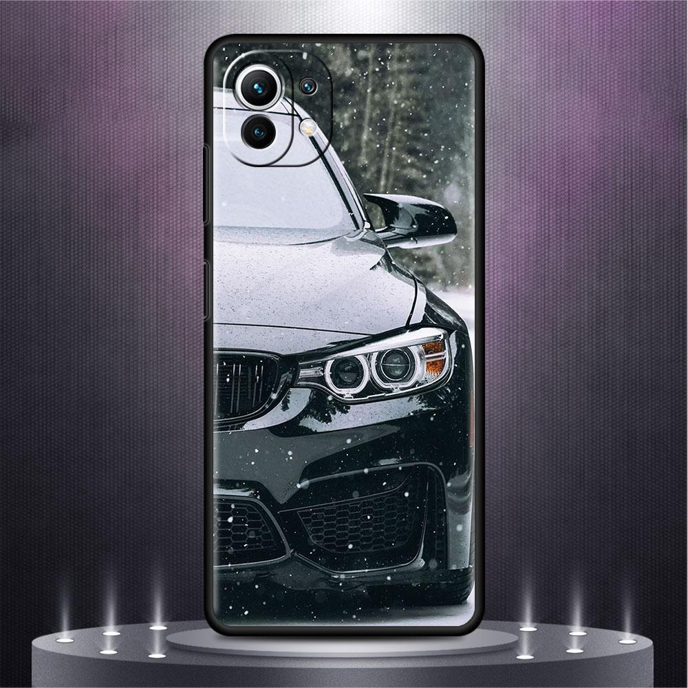 Blue Red Car Case For Xiaomi Mi Poco X3 NFC M4 M3 Pro F3 GT F1 11 Lite Note 10 11T 10T 9T Back Soft Phone Cover