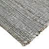 Living Room Rug Braided In Gray Jute 160x230