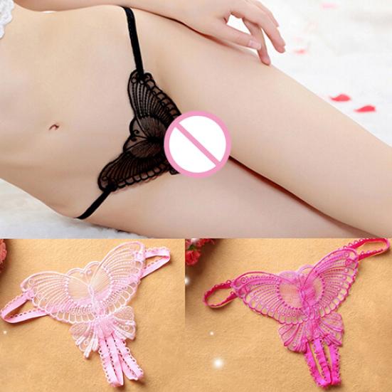 Dam Sexiga fjärilstrosor G-string V-string Trosor Trosor Underkläder Underkläder